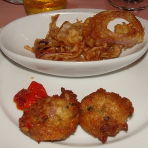 Alligator fritters