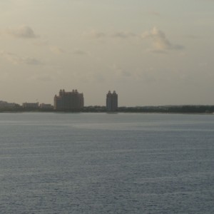 The Atlantis in the distance