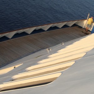 Observation deck above the bridge