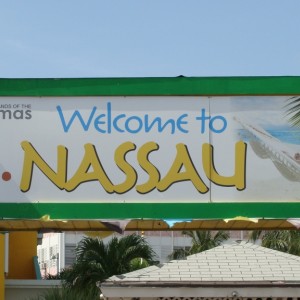 Wecome to Nassau sign