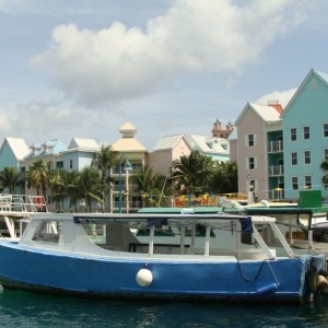 Approaching the ferry dock