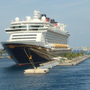 Disney Dream docked in Nassau