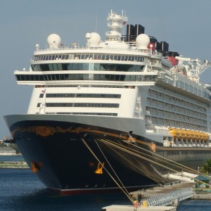 Disney Dream docked in Nassau