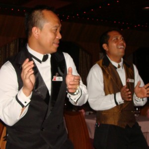 Dancing waiters