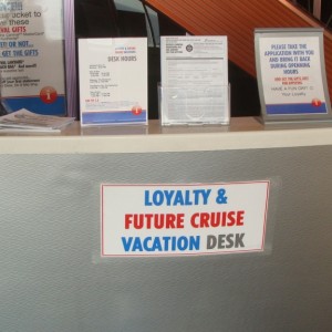 Future cruise desk