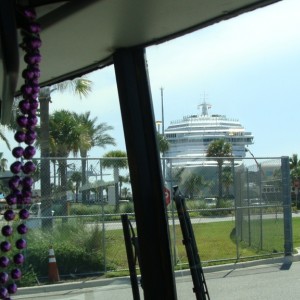 First view of the Carnival Liberty