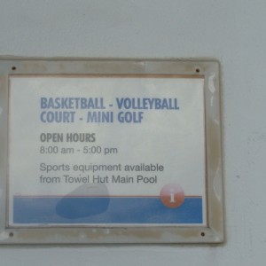 Sports Deck sign