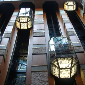 Garden Atrium elevators