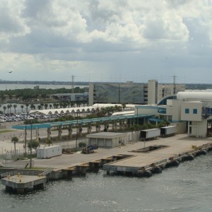 Pulling away from the pier