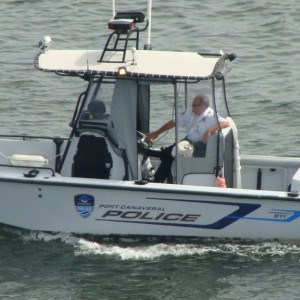 Port Canaveral Police boat