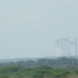 VAB in the distance