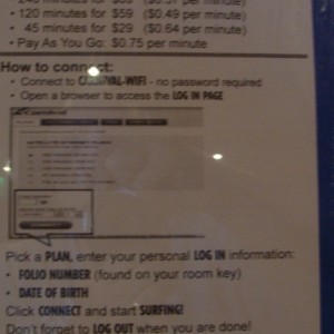 Internet Cafe rates