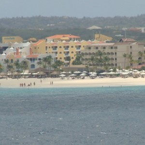 Aruba beach view