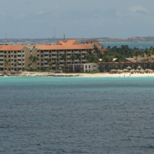 Aruba beach view