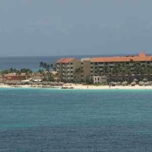 Aruba beach view