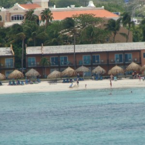 Aruba beach view