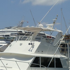 Carnival Liberty docked in Aruba