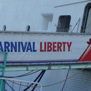 Carnival Liberty gangway