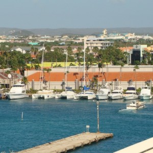 Oranjestad, Aruba from our "secret" deck