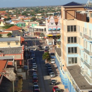 Oranjestad, Aruba from our "secret" deck