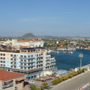 Oranjestad, Aruba from our "secret" deck