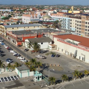 Oranjestad, Aruba from our "secret" deck