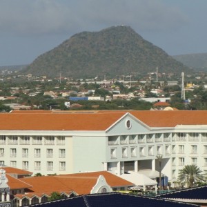 Oranjestad, Aruba from our "secret" deck