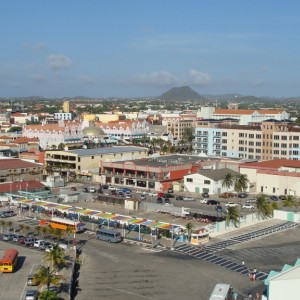 Oranjestad, Aruba from our "secret" deck