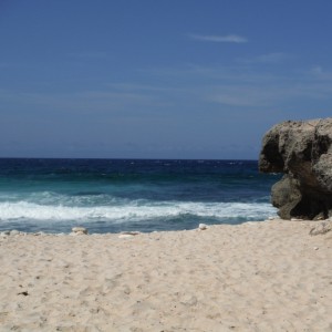 The beach at the baby bridge