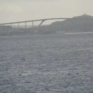 Willemstad in the distance