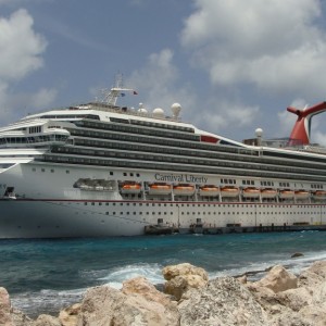 Carnival Liberty docked in Curacao