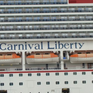 Carnival Liberty docked in Curacao