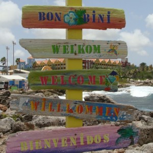 Welcome signs