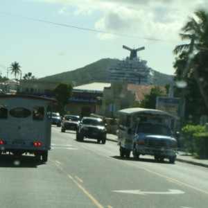 Approaching the port