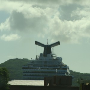 Approaching the port