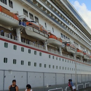 Carnival Splendor docked in St.Thomas