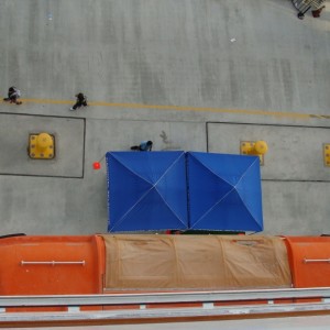 Passengers reboarding the ship