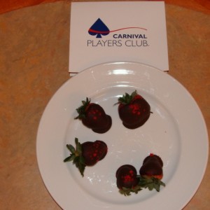 Chocolate Strawberries from the Player's Club