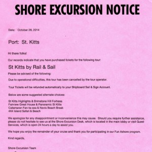 Excursion cancellation