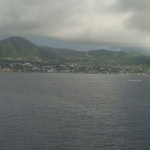 Approaching St.Kitts