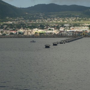 Captain backing into berth