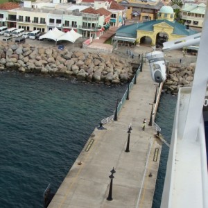 Empty pier