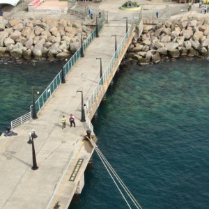 Empty pier