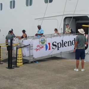 Carnival Splendor gangway