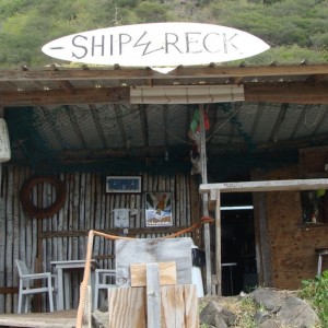 The ShipWreck Bar at South Friar's Beach