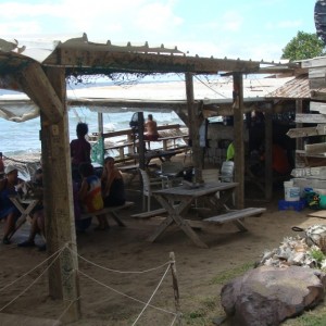 ShipWreck Bar covered seating