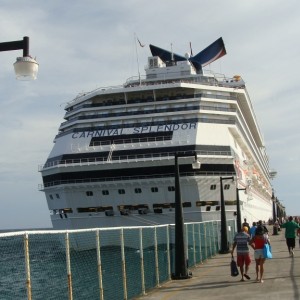 The Splendor docked at St.Kitts