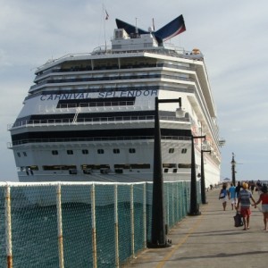 The Splendor docked at St.Kitts