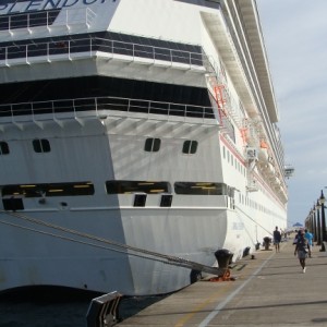 The Splendor docked at St.Kitts