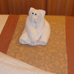 Tonight's towel animal